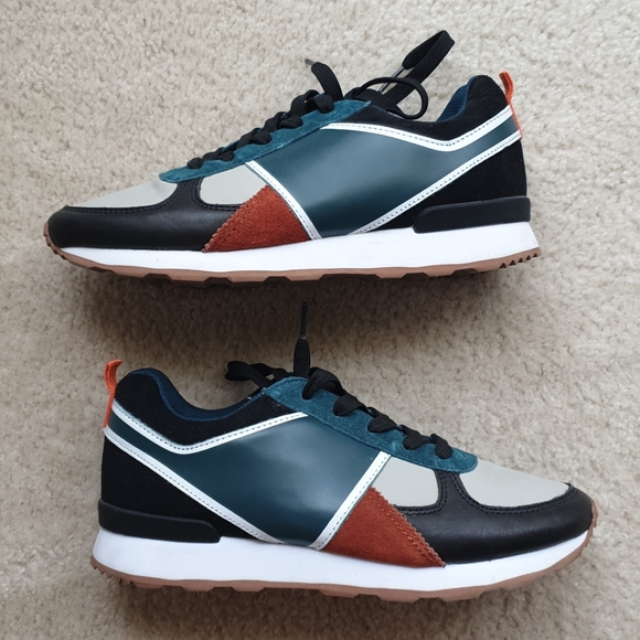 ZARA woman mixed media sneaker - Picture 1 of 6